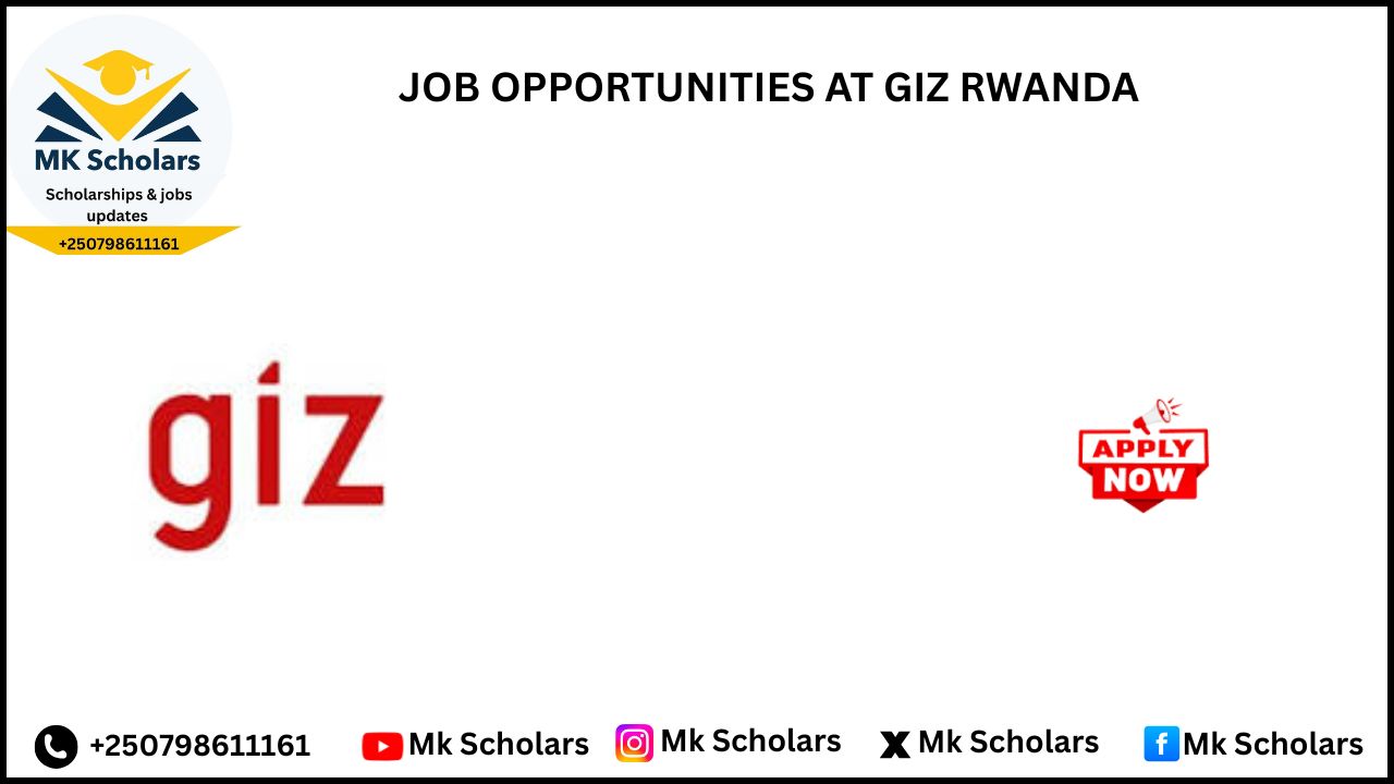 JOB OPPORTUNITIES AT GIZ RWANDA 
